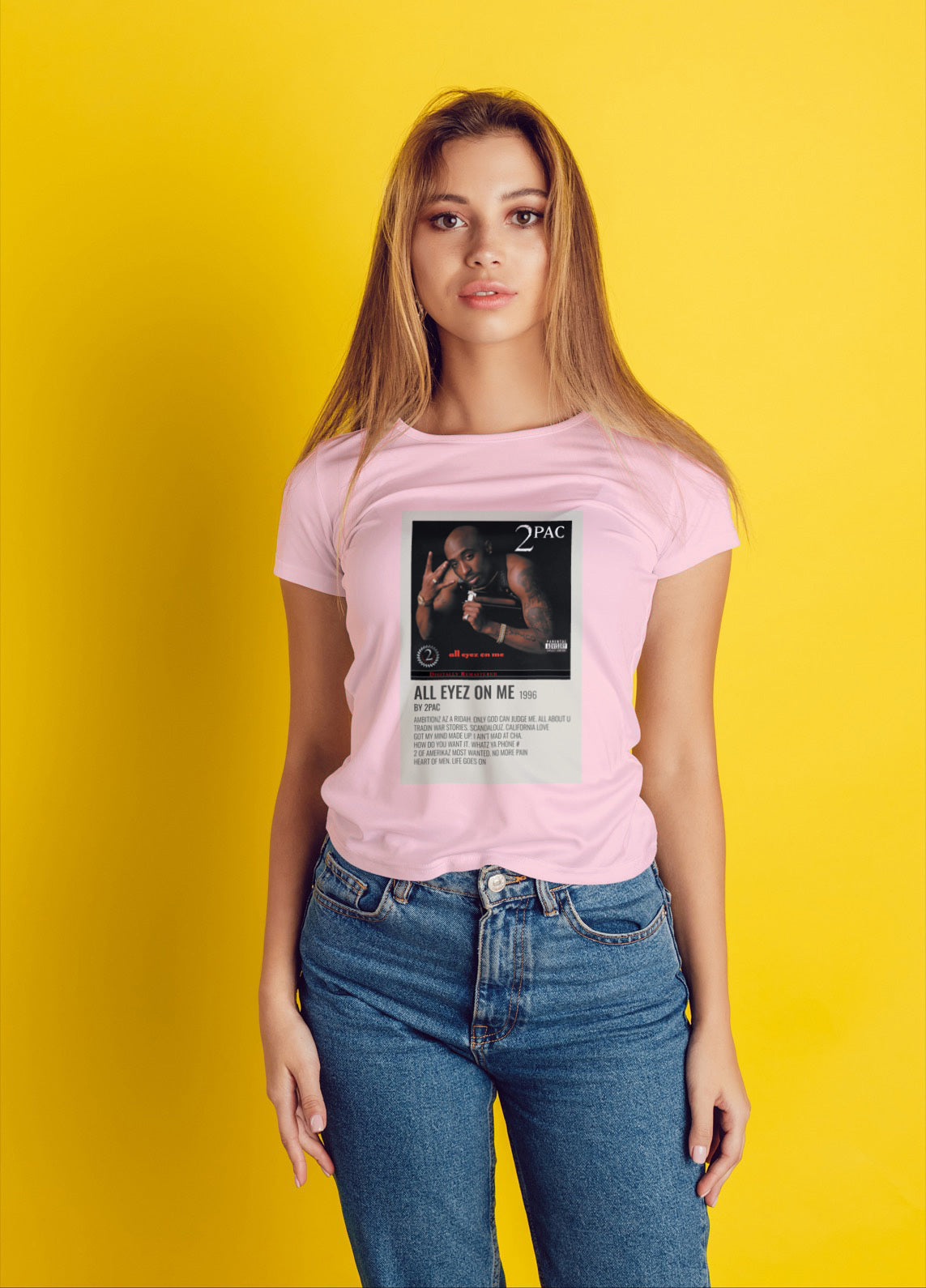 2PAC "All Eyez on Me" 1996 T-shirt