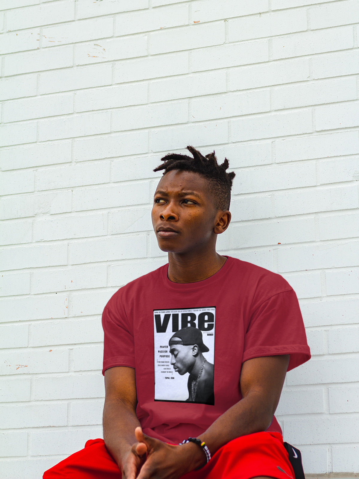 2PAC Vibe Magazine Cover T-shirt