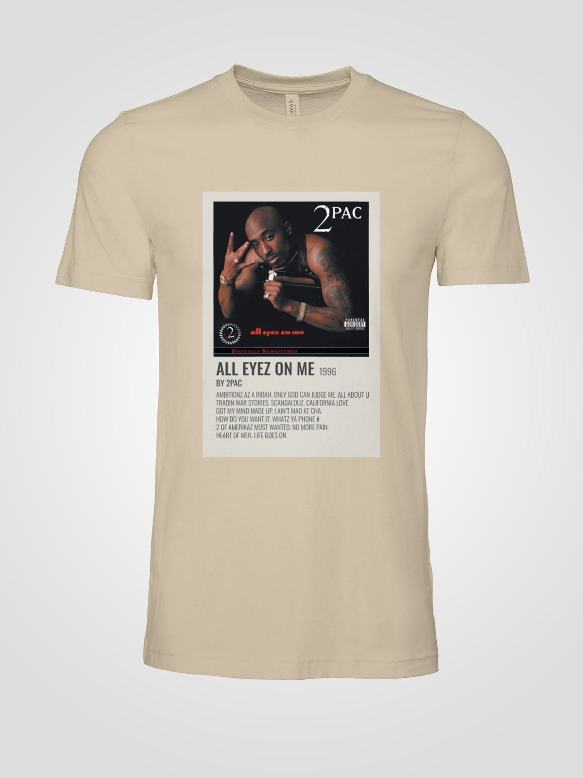 2PAC "All Eyez on Me" 1996 T-shirt