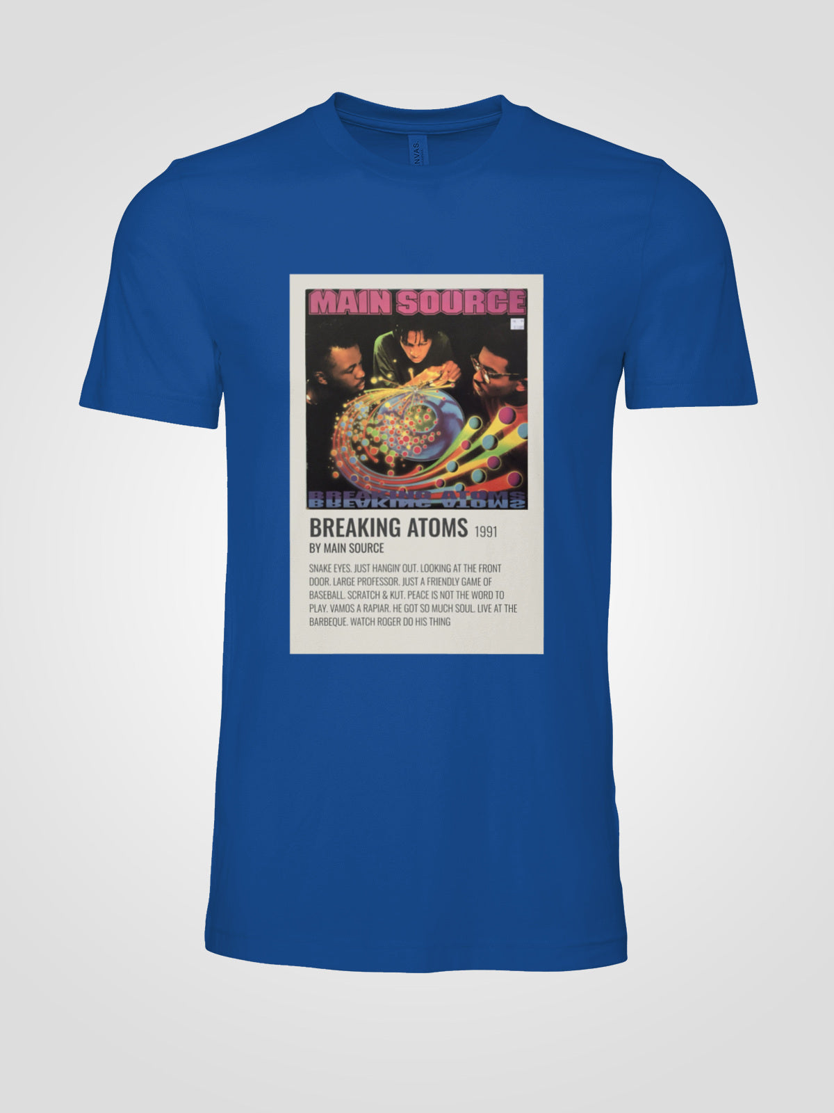 MAIN SOURCE "BREAKING ATOMS" 1991 T-shirt