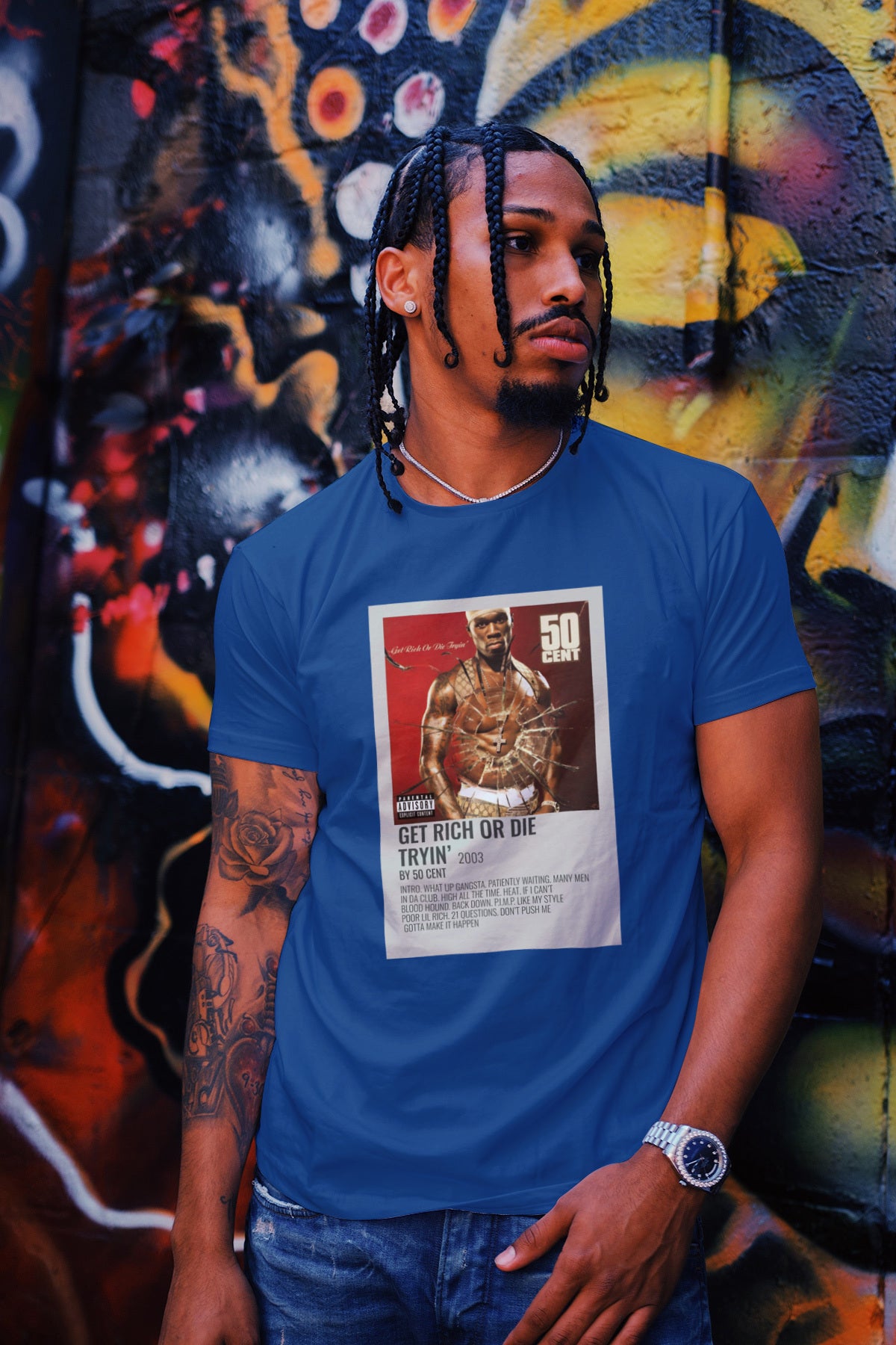 50 Cent "Get Rich or Die Tryin'" 2003 T-shirt