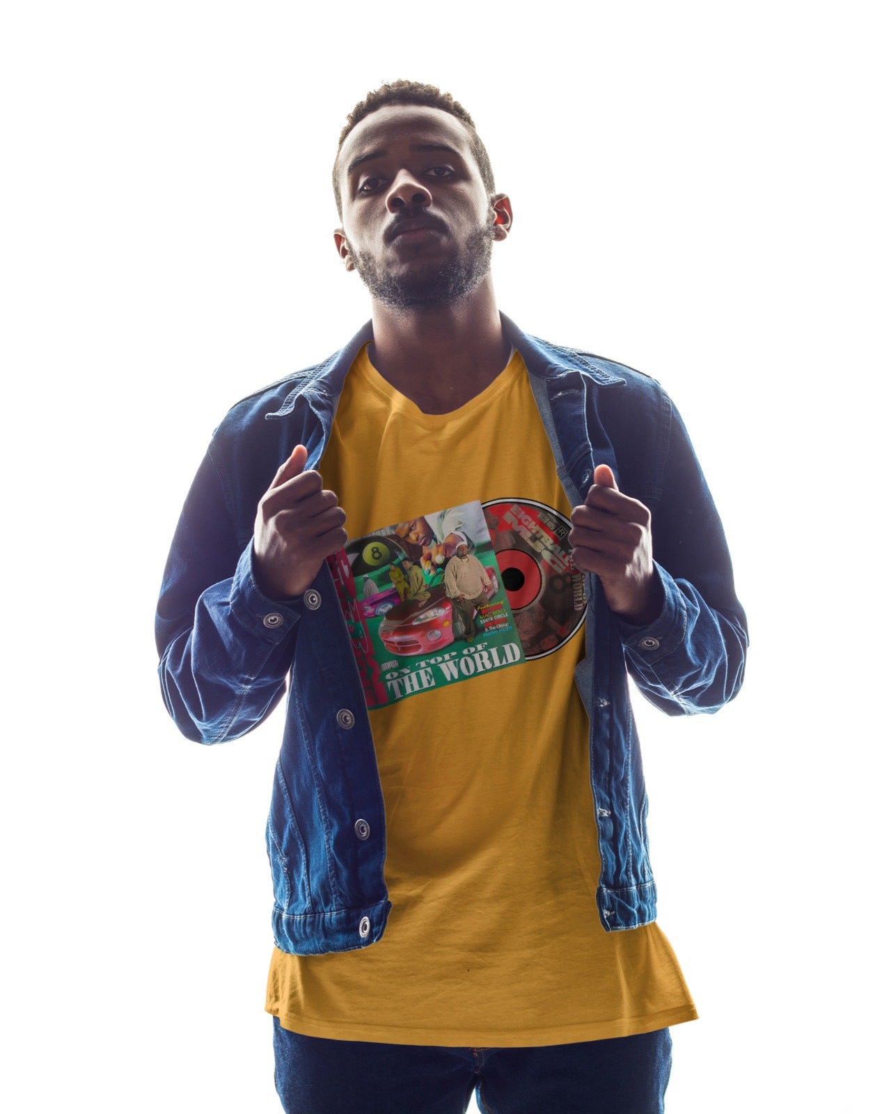 8BALL & MJG "On Top Of The World" CD Album T-shirt