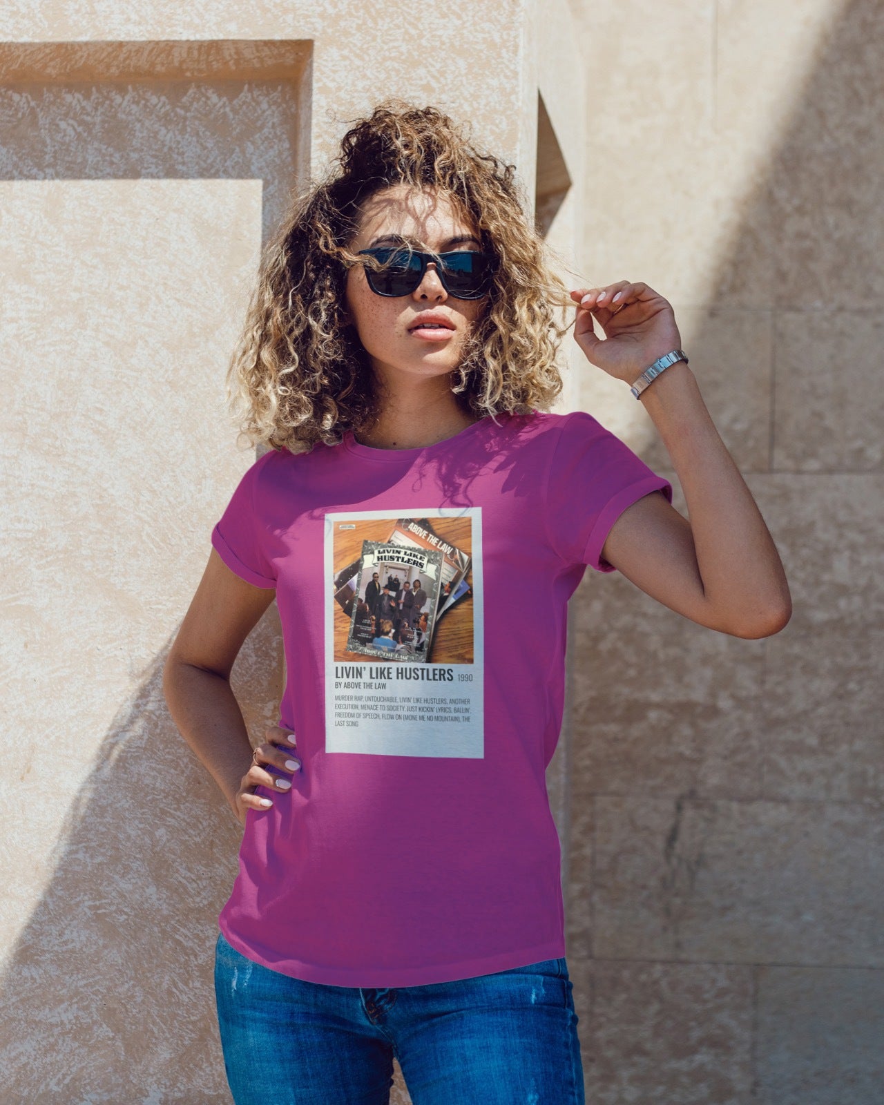 ABOVE THE LAW "Livin' Like Hustlers" 1990 T-shirt