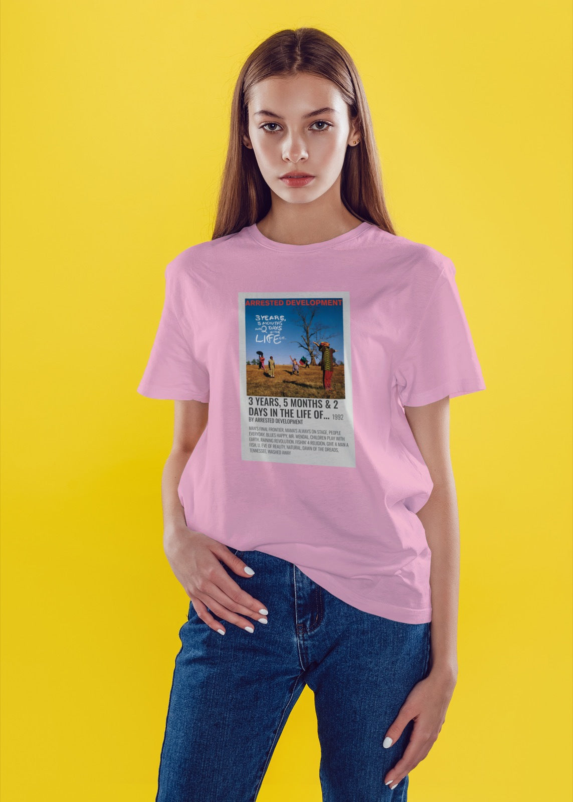 ARRESTED DEVELOPMENT "3 Years, 5 Months and 2 Days in the Life Of..." 1990 T-shirt