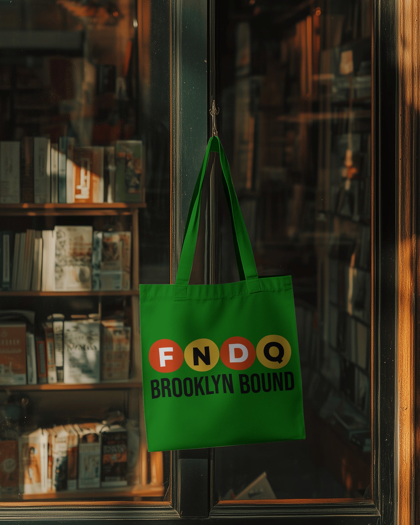Brooklyn Bound Subway Tote Bag