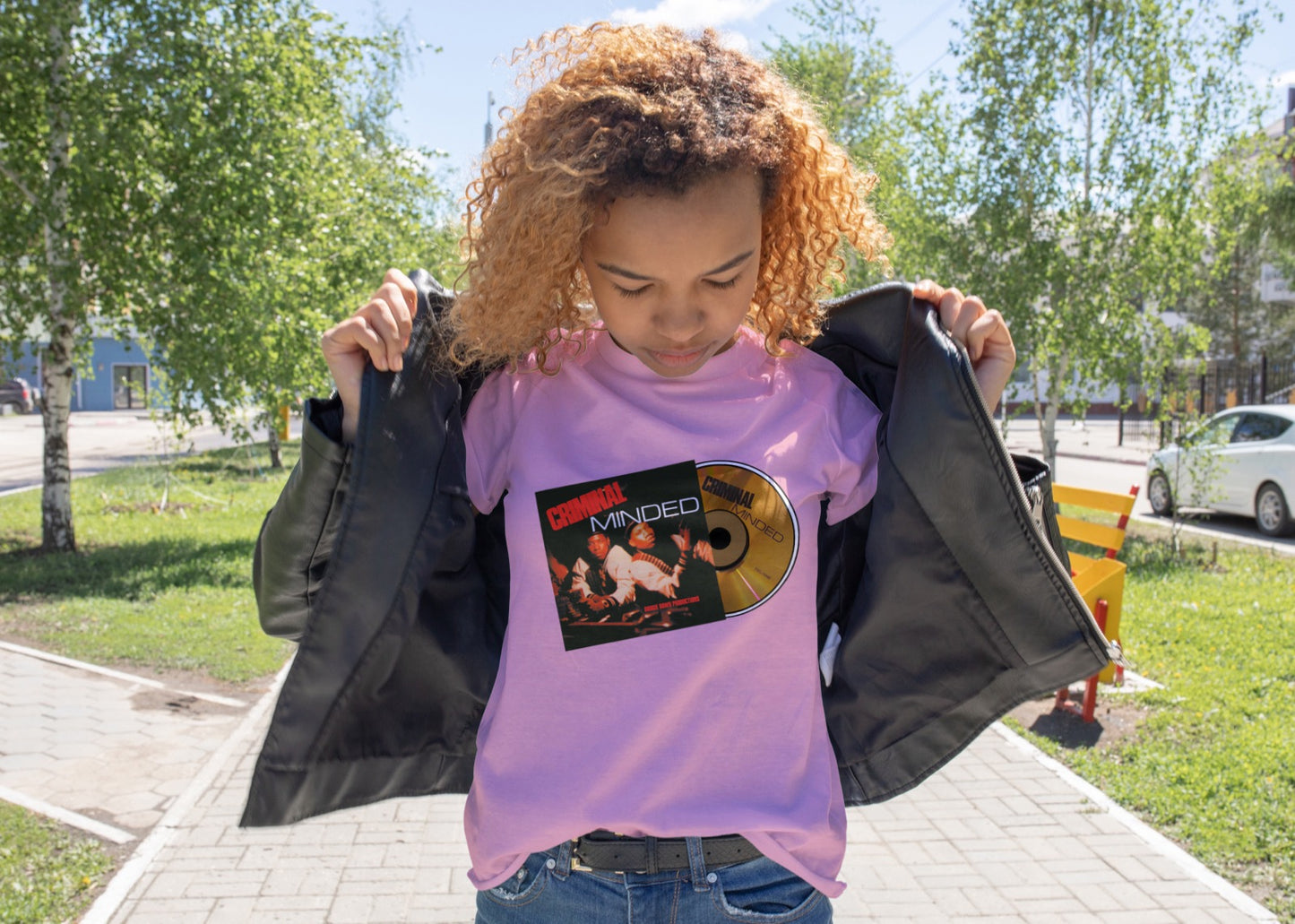 BOOGIE DOWN PRODUCTIONS "Criminal Minded" CD Album T-shirt