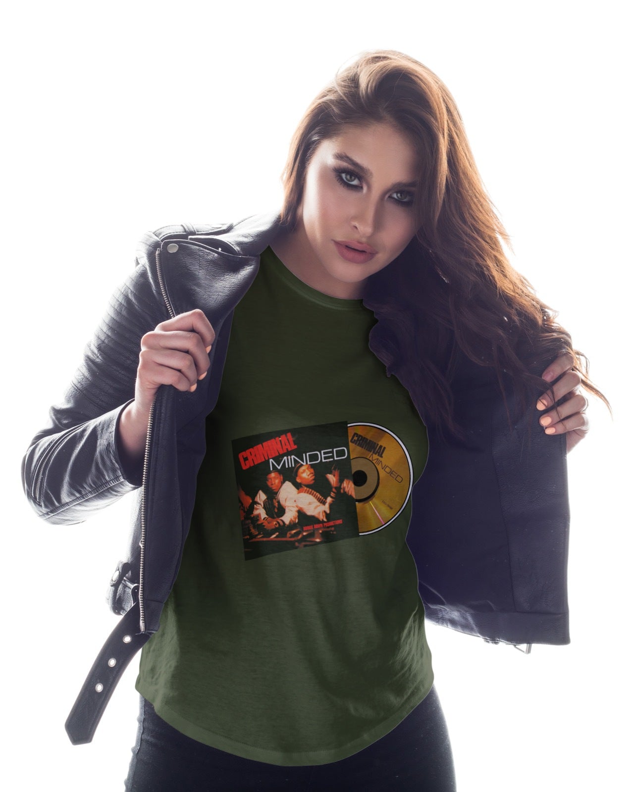 BOOGIE DOWN PRODUCTIONS "Criminal Minded" CD Album T-shirt