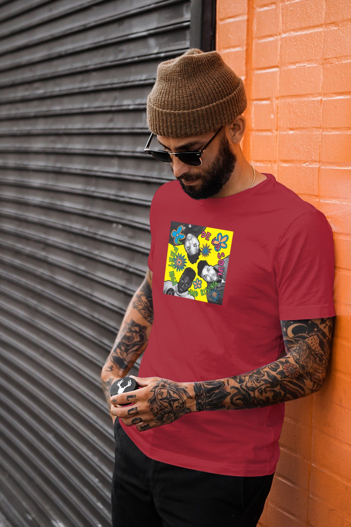 De La Soul 3 "Feet High And Rising" T-SHIRT