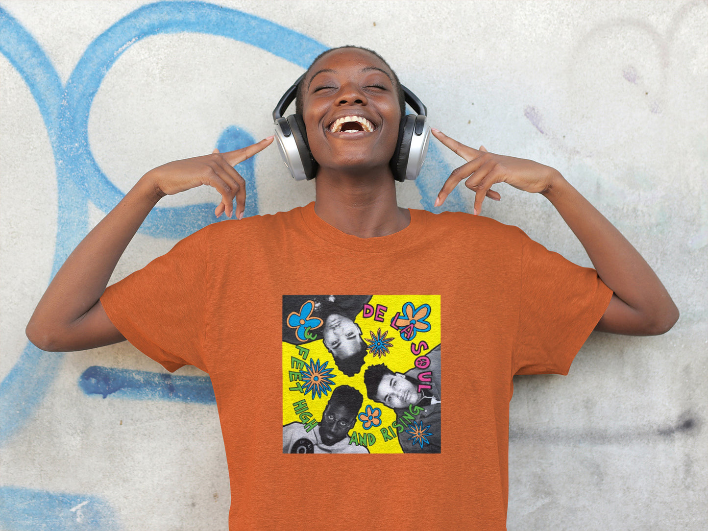 De La Soul 3 "Feet High And Rising" T-SHIRT