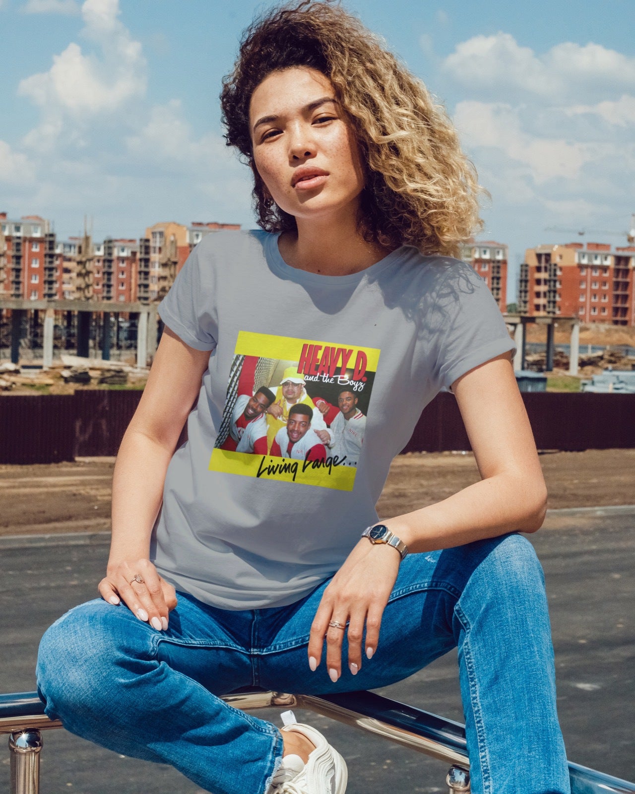 HEAVY D & THE BOYZ "Living Large" T-shirt