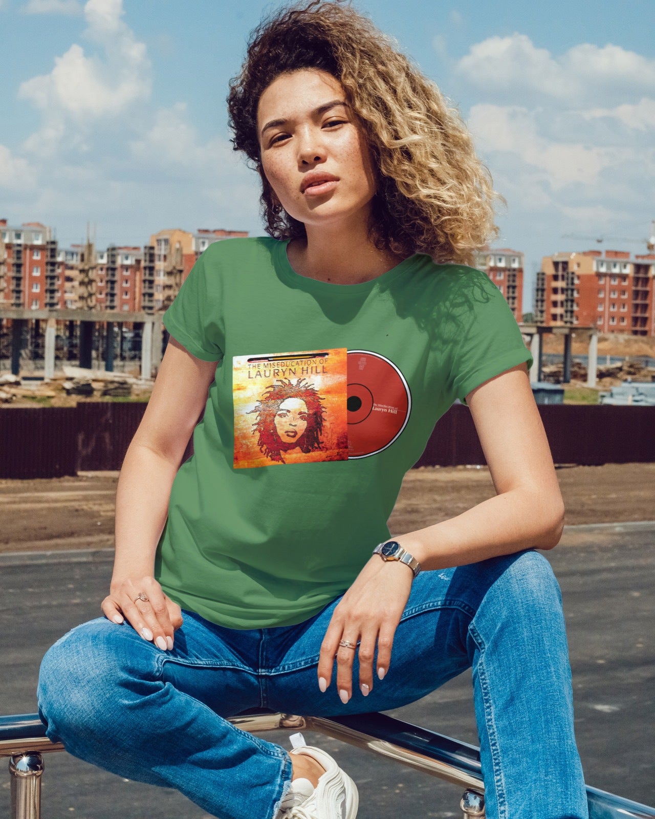 LAUREN HILL "The Miseducation Of Lauren Hill" CD Album T-shirt