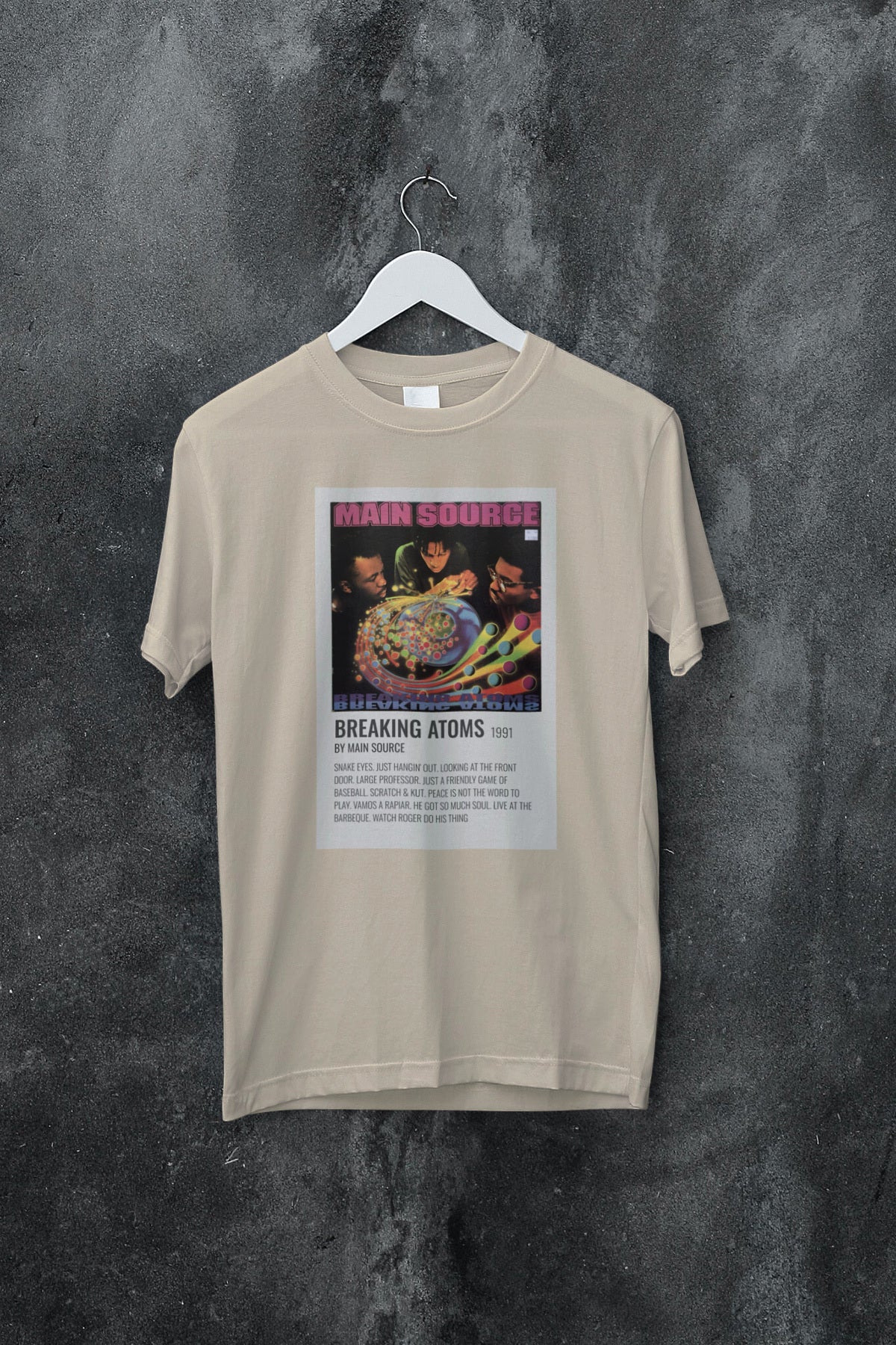 MAIN SOURCE "BREAKING ATOMS" 1991 T-shirt
