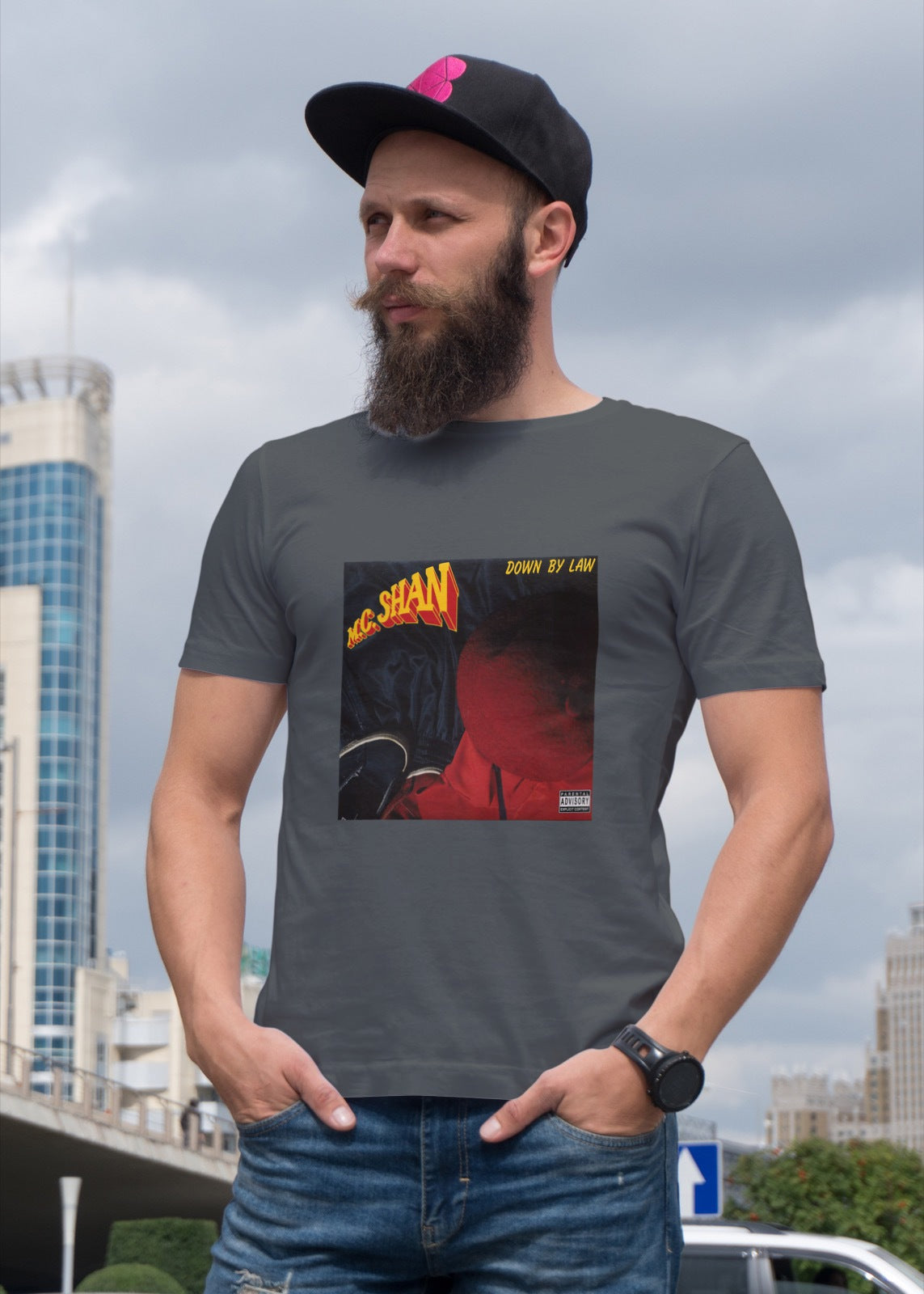 MC SHAN "Down By Law" T-shirt
