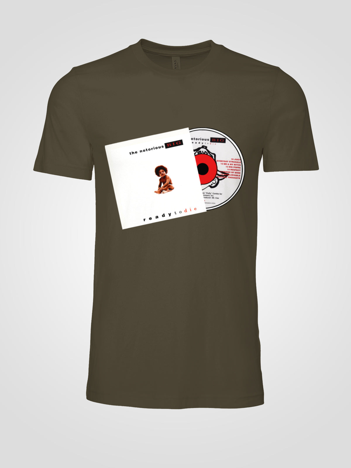 NOTORIOUS B.I.G. CD Album T-shirt