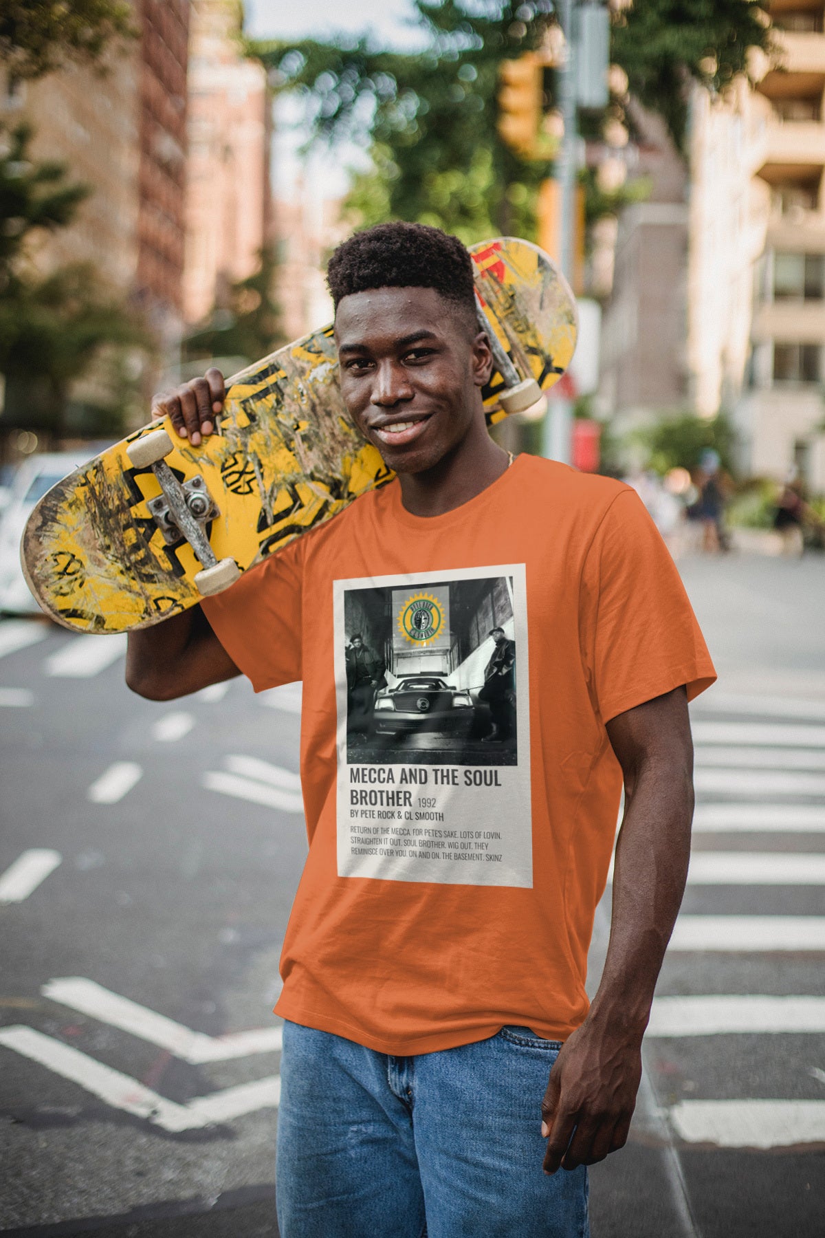 PETE ROCK AND CL SMOOTH "MECCA AND THE SOUL BROTHER" 1992 T-shirt