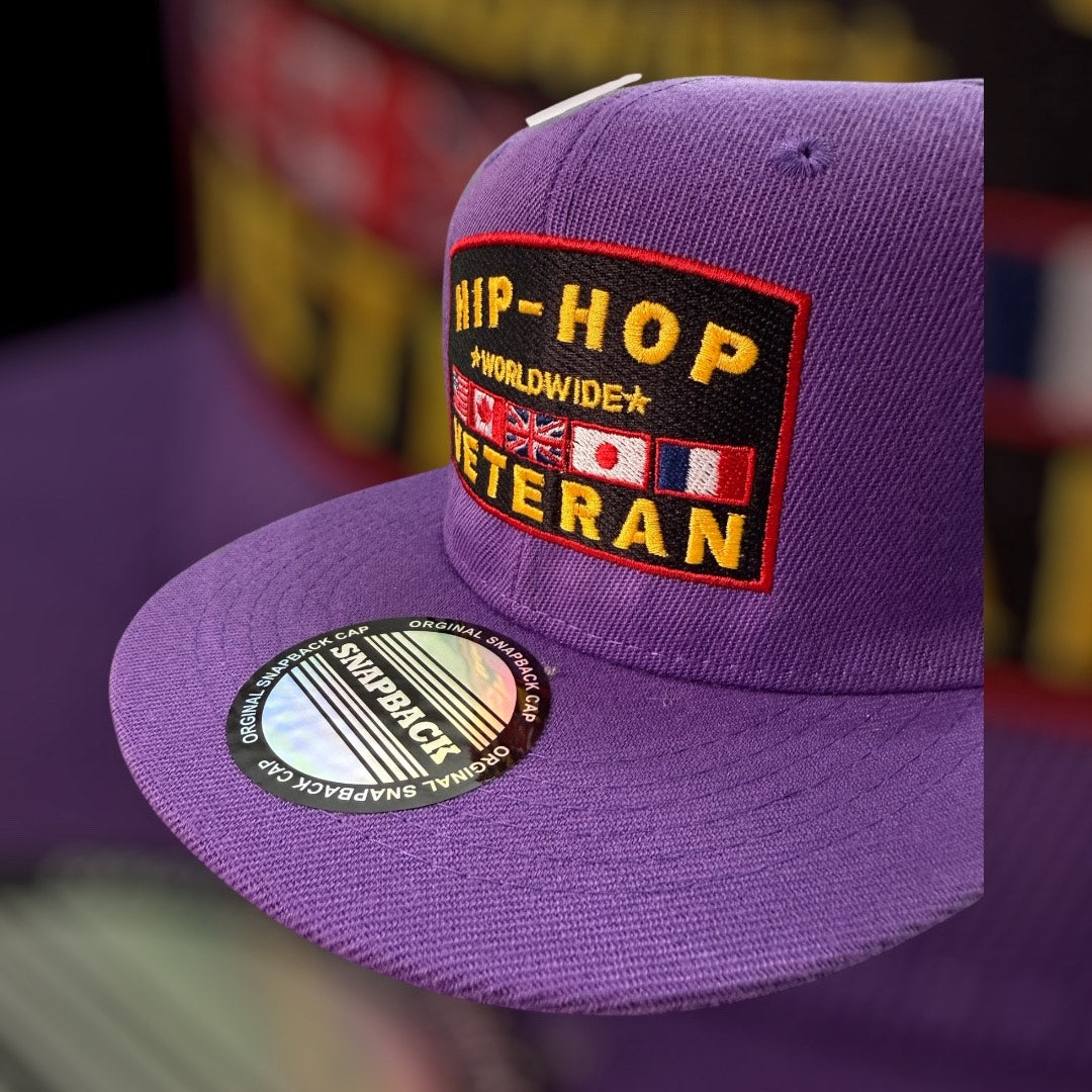 HIP HOP VETERAN HAT (PURPLE)