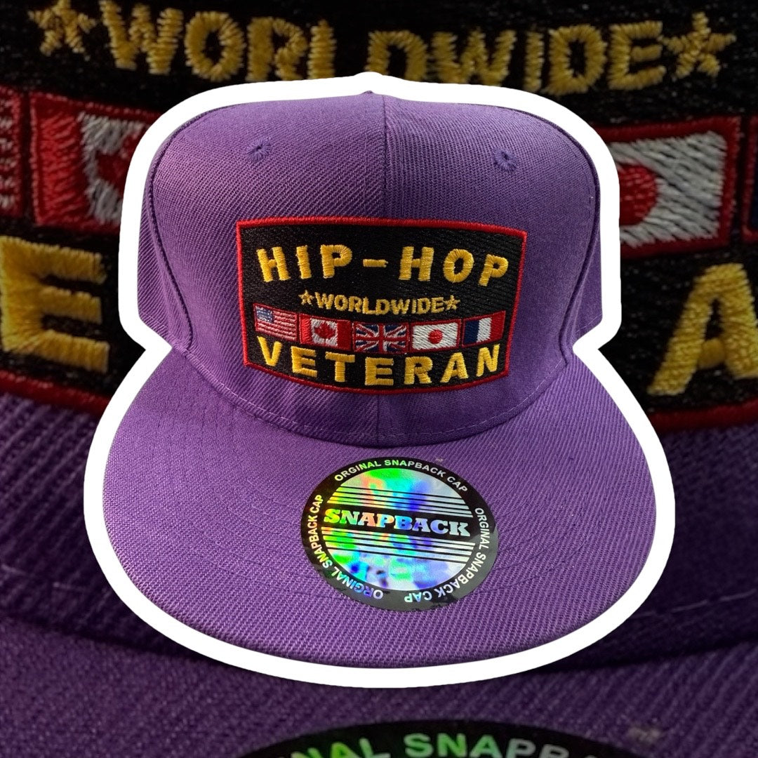 HIP HOP VETERAN HAT (PURPLE)