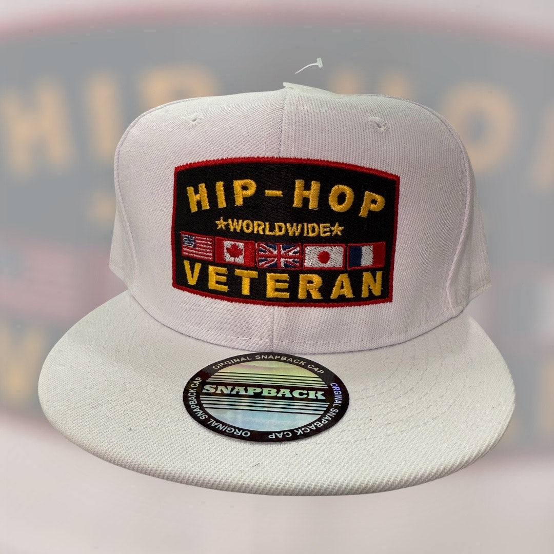 HIP HOP VETERAN HAT (WHITE)
