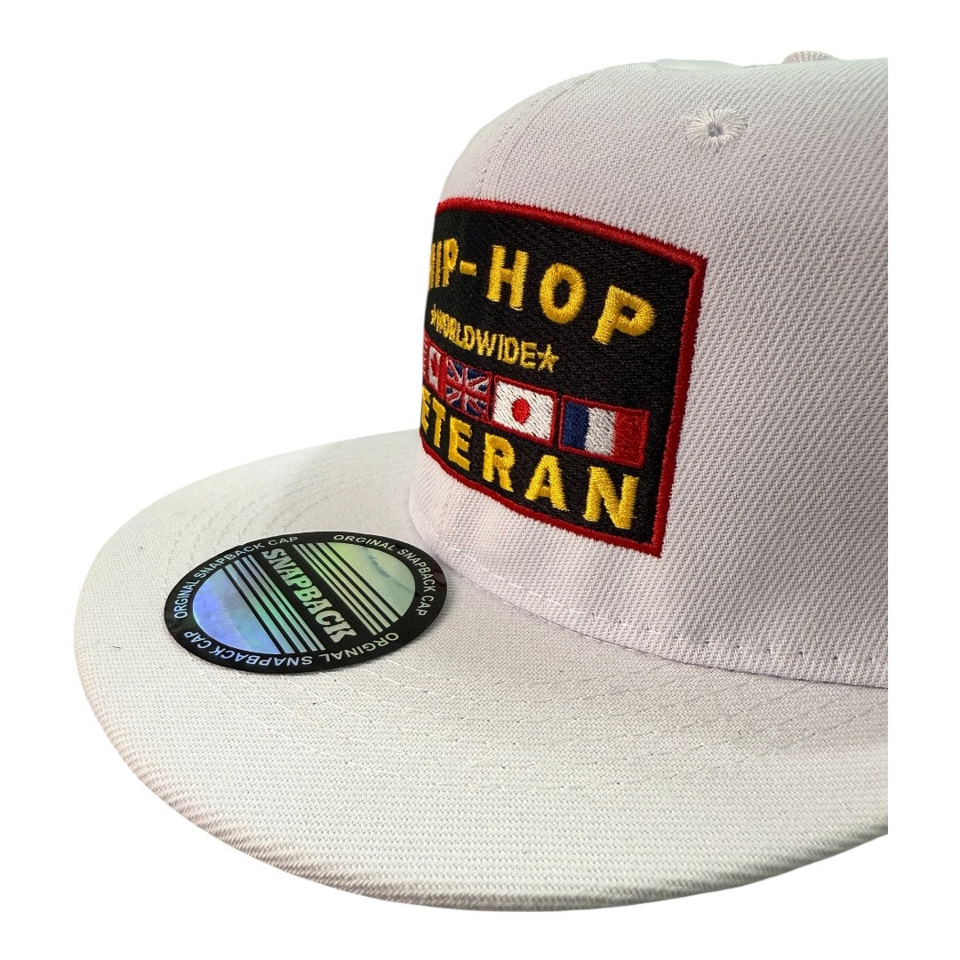 HIP HOP VETERAN HAT (WHITE)