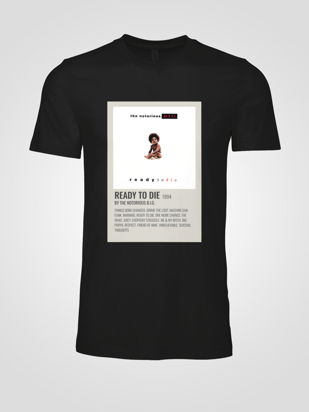 The Notorious B.I.G "Ready To Die" 1994 T-shirt