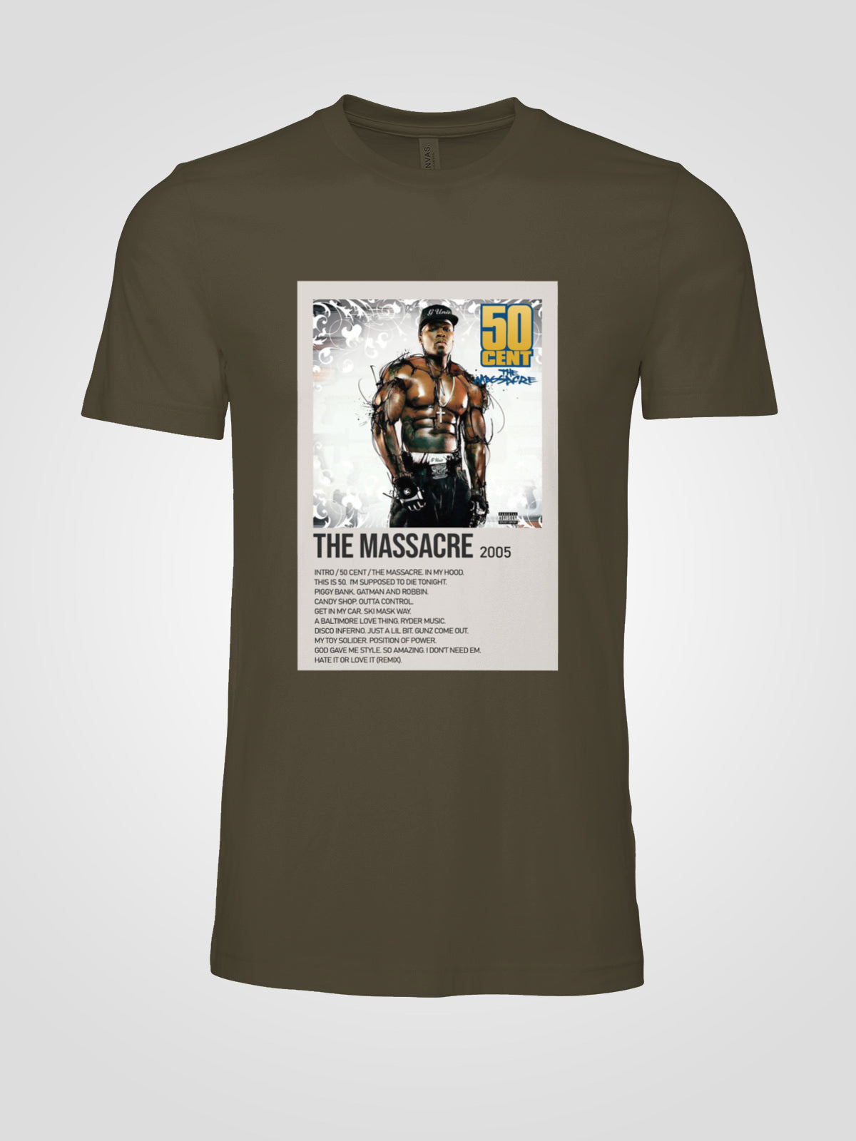 50 CENT "THE MASSACRE" 2005 T-shirt
