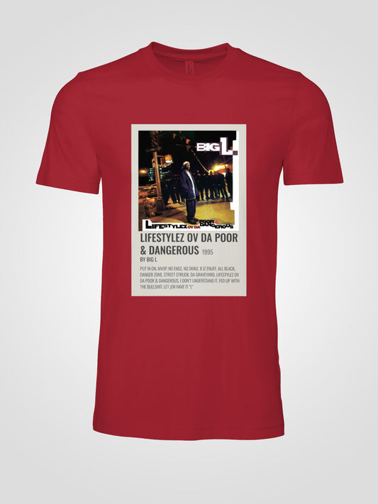 Big L "Lifestylez Ov Da Poor & Dangerous" 1995 T-shirt