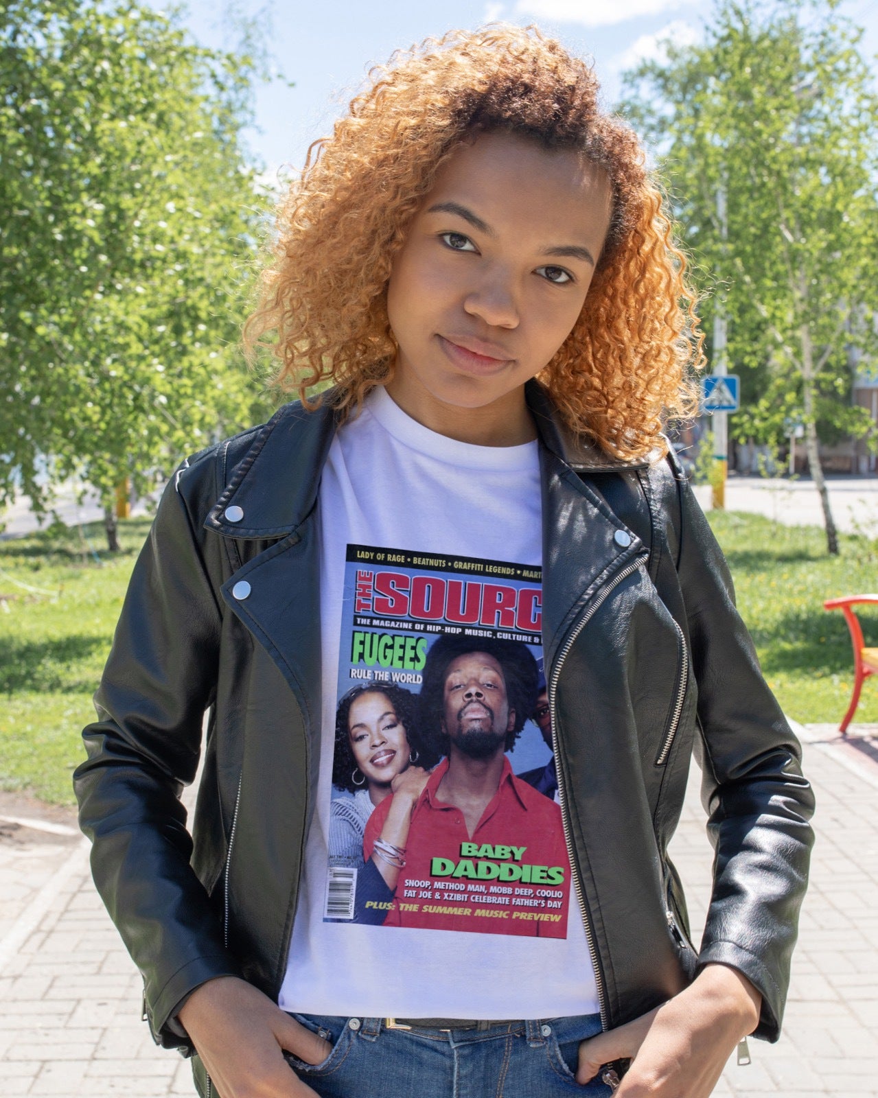 THE FUGEES The Source Cover T-shirt