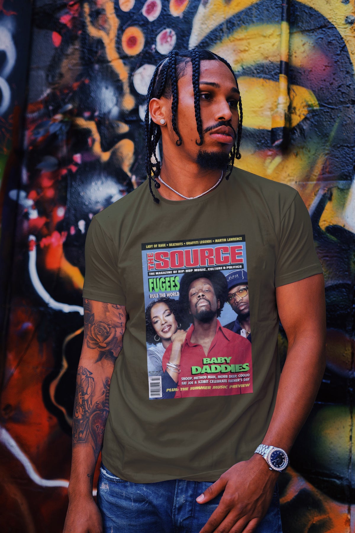 THE FUGEES The Source Cover T-shirt
