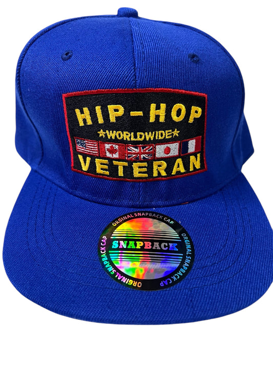 Hip Hop Veteran Worldwide Snapback Hat