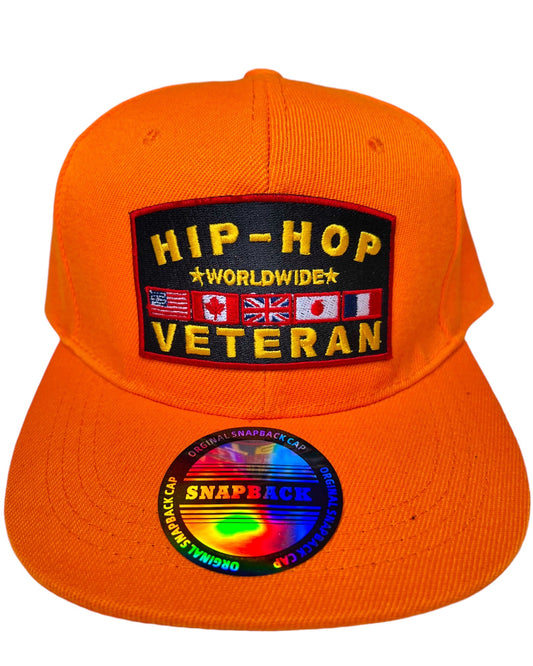 Hip Hop Veteran Worldwide Snapback Hat