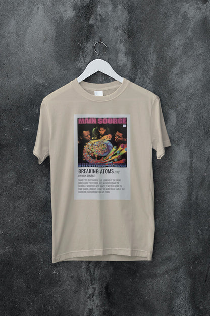 MAIN SOURCE "BREAKING ATOMS" 1991 T-shirt