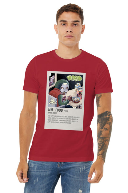 MF DOOM with this "MM...FOOD" 2004 T-shirt