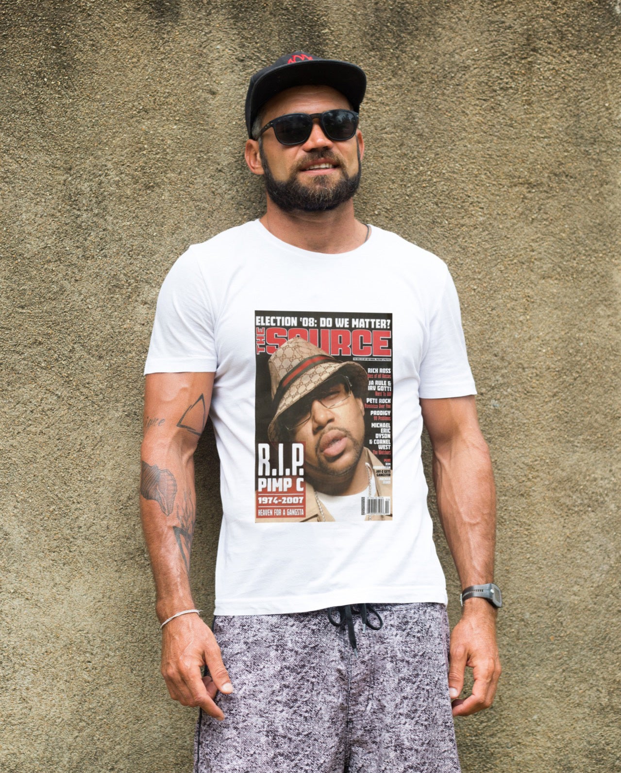 PIMP C The Source Cover T-shirt