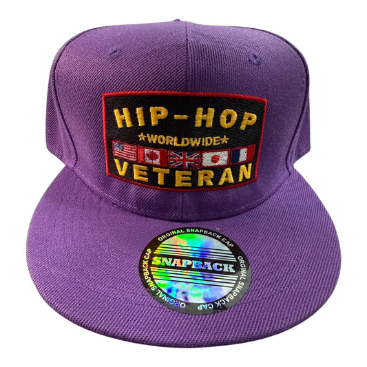 HIP HOP VETERAN HAT (PURPLE)