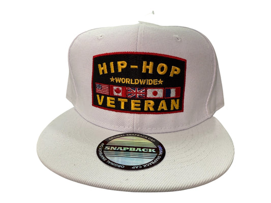 HIP HOP VETERAN HAT (WHITE)