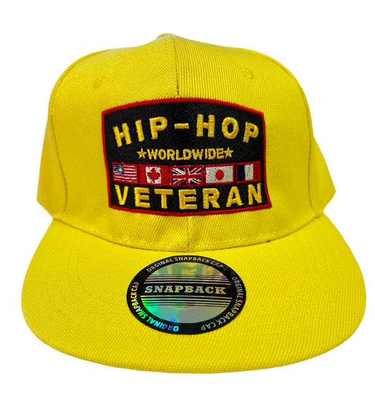 Hip Hop Veteran Worldwide Snapback Hat